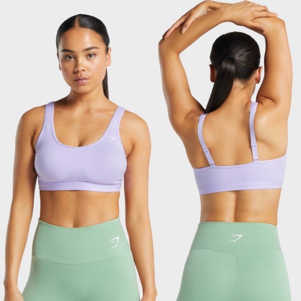 Gymshark size small sports bra in lilac